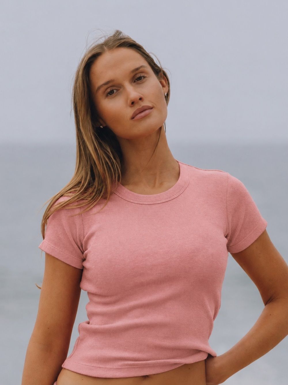 Rare Daily Drills Everyday Tee Dusty Rose XS/S